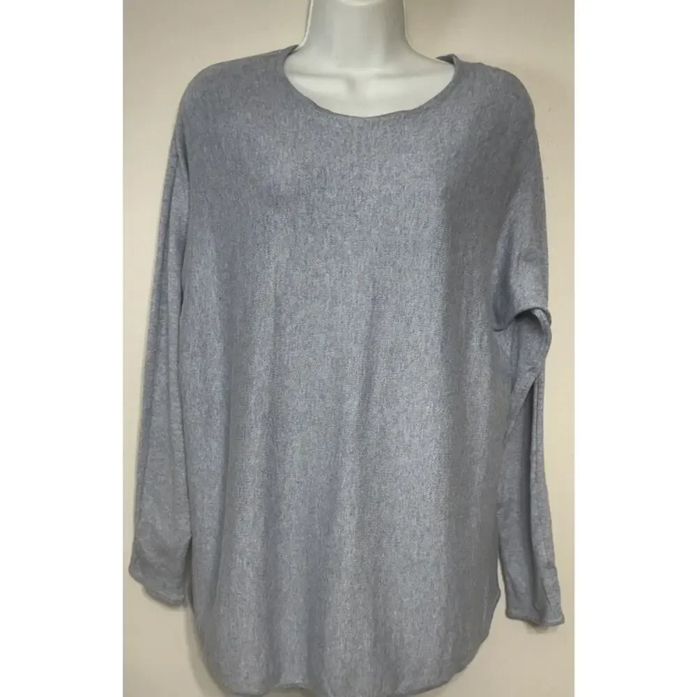 Michael Kors Sweater Women’s Size Medium Chambray Pull-over Long Sleeve NEW